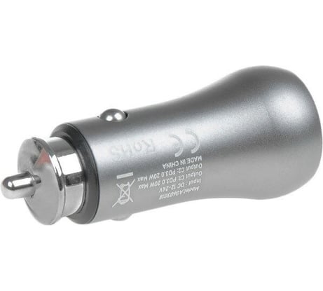 Адаптер автомобильный Arnezi 40W 2xType-С (PD 3.0) 12-24V в прикуриватель A0603018