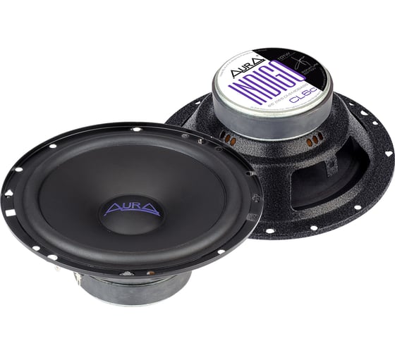 2-полосная компонентная акустика AURA 6,5 (16,5 см) 51/101w, 40Hz - 20kHz, 91db INDIGO-CL6C