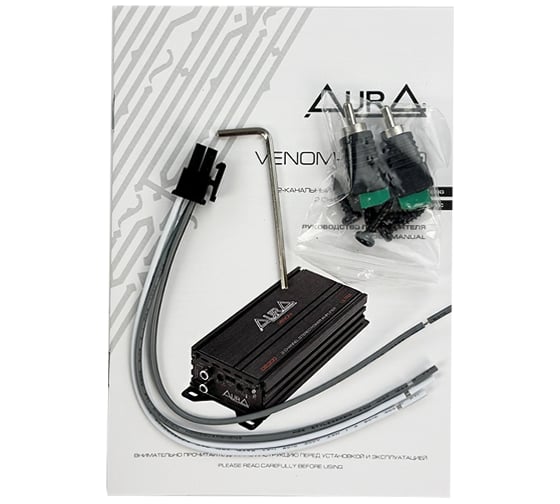 Усилитель мощности 2-канальный AURA 2 x 230 W RMS VENOM-D2.300-ULTRA