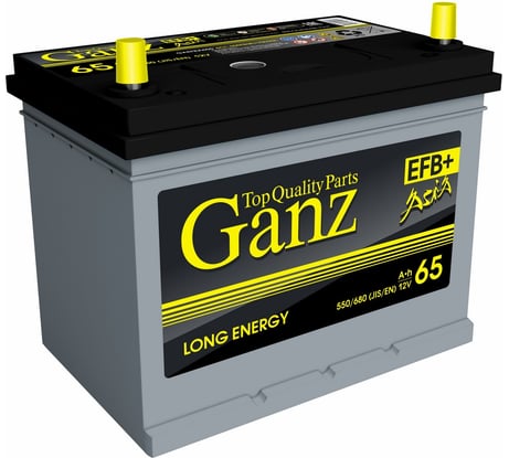 Аккумулятор Ganz ASIA EFB 65 А/ч Обратная R+ 232x175x225 EN550 А GAEFBA650