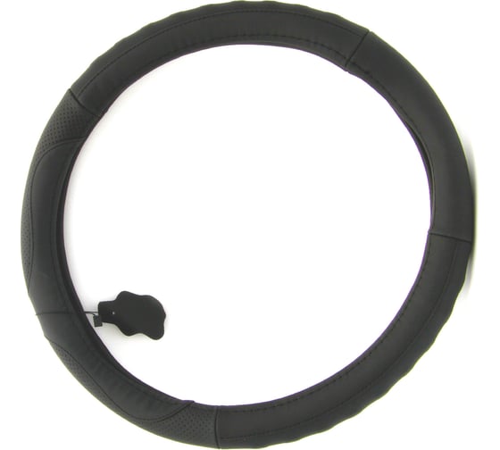 Оплётка на руль LAVITA кожаная черная LA 26-B401-1-L 1