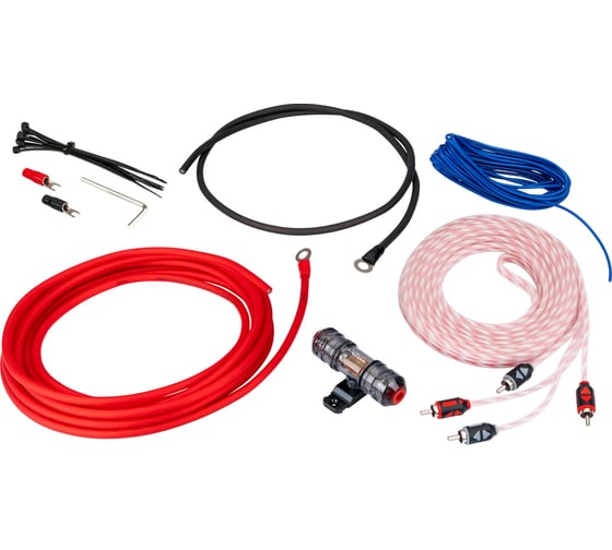 Комплект кабелей для усилителя AURA 2x8AWG AMP-1208