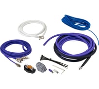 Комплект кабелей для усилителя AURA 2x8AWG 3 метра AMP-3308