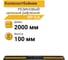 Колесоотбойник резиновый ТЕХНОЛОГИЯ 2 м КР-2,0 ЦЕЛЬНЫЙ (Т) 00-00009301 3