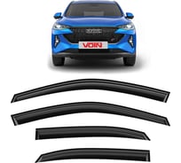 Дефлекторы окон для а/м Haval F7x2019-н.в. /кроссовер/накладные/к-т 4шт/ VOIN DEF01448