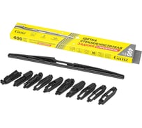 Щетка стеклоочистителя задняя Ganz 400 мм, 10 адаптеров GIS01059