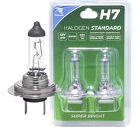 Лампа галогенная Rekzit H7 12V55W Standard 2шт. 90076