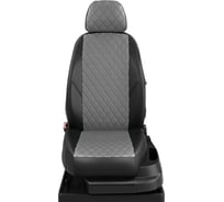 Авточехлы AVTOLIDER1 для SKODA RAPID 1-2 2012-2020-н.в. VW Polo лифтбек VW28-0103-EC02-R-gra