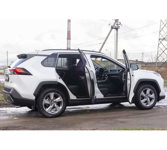 Накладки на внутренние пороги дверей Русская Артель для Toyota Rav4 2019- г.в. NT-163702
