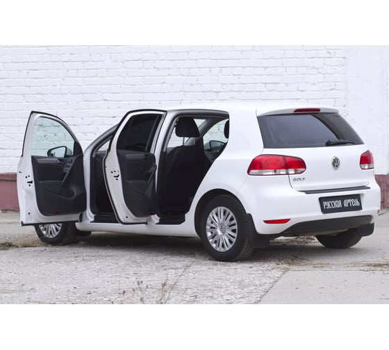 Накладки на внутренние пороги дверей Русская Артель Вариант 2 для Volkswagen Golf VI 2009-2012 г.в. NV-154802