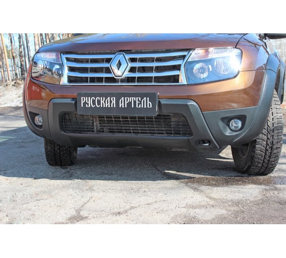 Накладка бампера Русская Артель для Renault Duster 2010- г.в., 4 мм NRD-007702