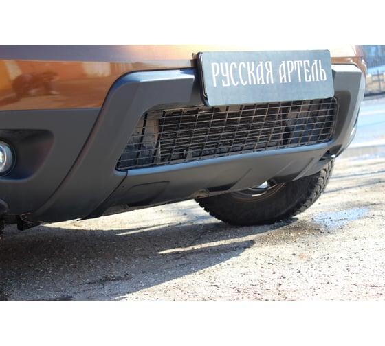 Накладка бампера Русская Артель для Renault Duster 2010- г.в., 4 мм NRD-007702