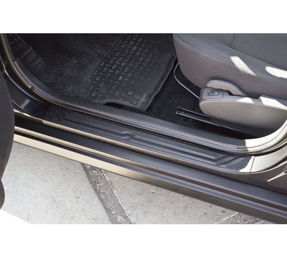Накладки на внутренние пороги дверей Русская Артель для Nissan Almera 2014- г.в. NN-152502