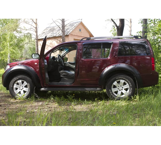 Накладки на внутренние пороги дверей Русская Артель для Nissan Pathfinder 2004-2010 г.в. (R51) NN-155902