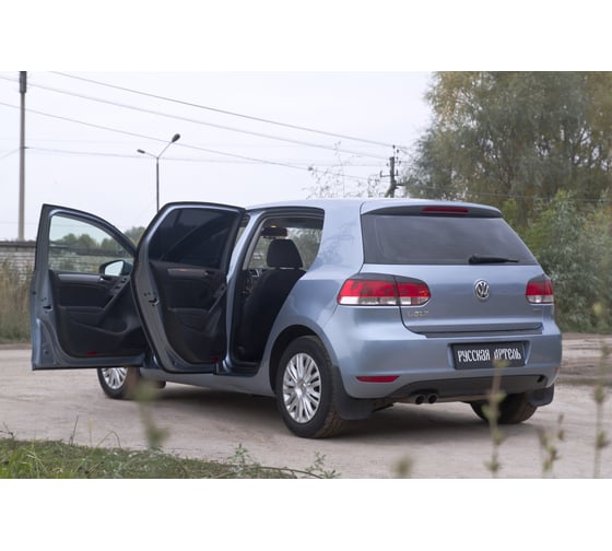 Накладки на внутренние пороги дверей Русская Артель для Volkswagen Golf VI 2009-2012 г.в. NV-154302