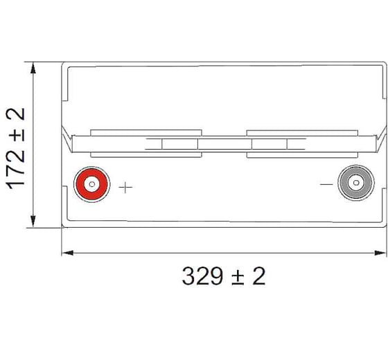 Аккумуляторная батарея литиевая WBR LiFePO4 GPLi24-54 24 В 54 Ач УТ-00002401