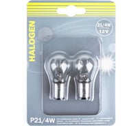 Лампа Ganz P21/4W 12V 21/4W BAZ15D блистер-2шт GIP06097