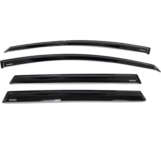 Дефлекторы окон Rival для Haval M6 II 2022-, плоские, листовой ПММА, 6 шт 39406001 1
