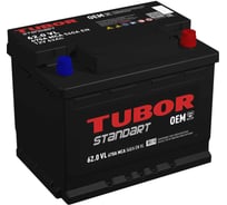 Аккумулятор TUBOR STANDART 6СТ-62.0 VL 4607008886139