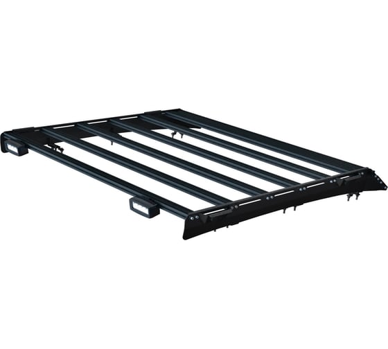 Багажник экспедиционный STC Toyota Tundra Double Cab 2006-2021 шторка, дальний, рабочий и задний свет STC-TTU/06-TR1-L1L2L3