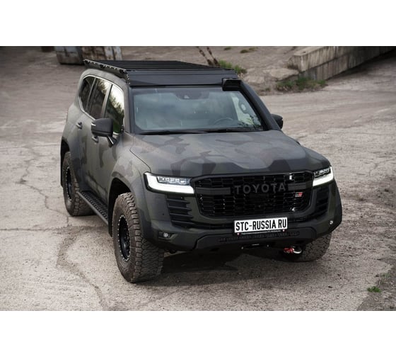 Багажник экспедиционный STC Toyota Land Cruiser 300 шторка STC-TLC300-TR1