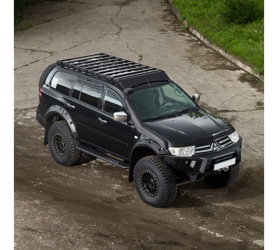 Багажник экспедиционный STC Mitsubishi Pajero Sport 2008-2015 шторка STC-MPS/08-TR1