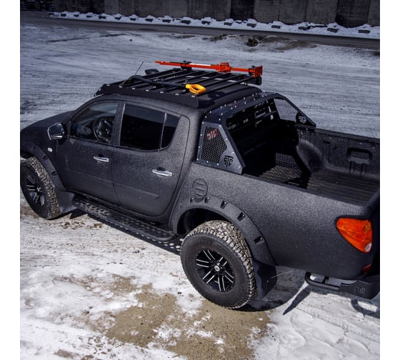 Багажник экспедиционный STC Mitsubishi L200 2006-2015 шторка STC-ML200/06-TR1