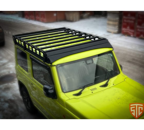 Багажник экспедиционный STC Suzuki Jimny 2018+ шторка STC-SJI/18-TR1