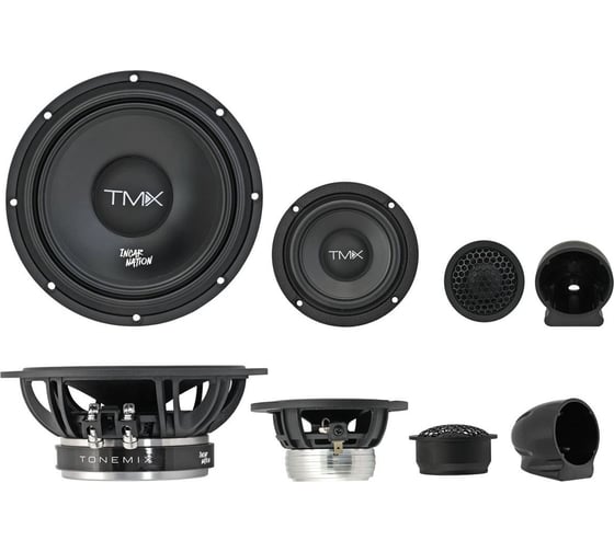 Трехкомпонентная акустика TONEMIX 6 16 см, 200 Вт, гриль 3 Tonemix ICN-6.3A-GR