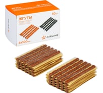 Жгуты для ремонта б/к шин AIRLINE 6*100мм, 50 шт., коричневые, бумажная подложка, в коробке ATRS203