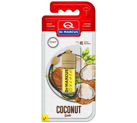 Ароматизатор Dr.Marcus ECOLO Coconut бутылочка с дер. крышкой №594 1