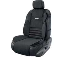 Накидки на передние сиденья AUTOPROFI Multi Comfort, анатомические, материал велюр, комплект 2 шт. чёрный MLT-620 BK