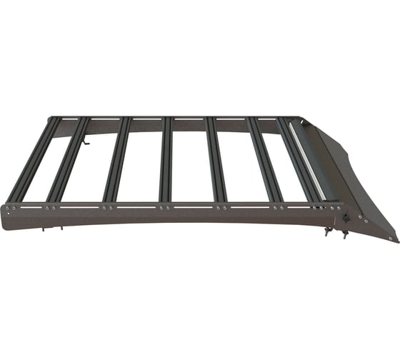 Багажник экспедиционный STC Mitsubishi L200 2006-2015 ШТОРКА дальний свет STC-ML200/06-TR1-L1