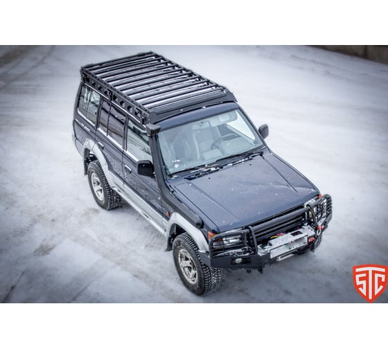 Багажник экспедиционный STC Mitsubishi Pajero 1991-1999 ШТОРКА дальний свет STC-MPA/91-TR1-L1