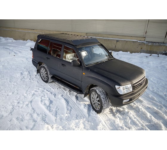 Багажник экспедиционный STC Toyota Land Cruiser 100/105 ШТОРКА, дальний свет STC-TLC100/105-TR1-L1