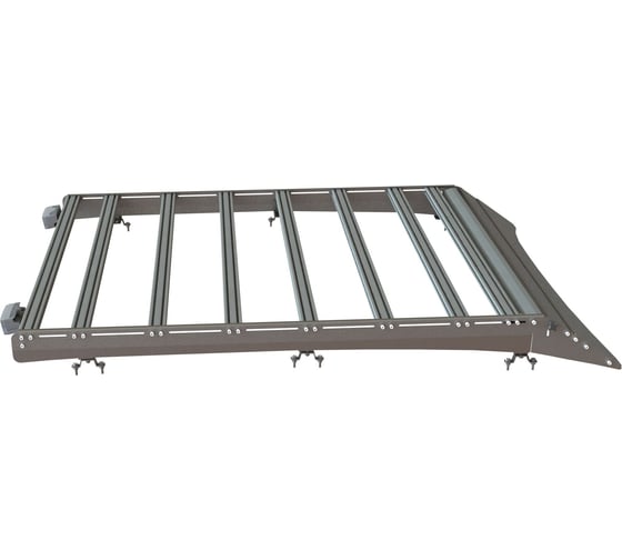 Багажник экспедиционный STC Toyota Tundra Crew Max 2006-2021 ШТОРКА дальний и задний свет STC-TTU/06-TR3-L1L2