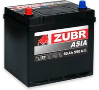 Аккумуляторная батарея ZUBR Ultra Asia 60Ah L+ (нижний борт) ZSA601