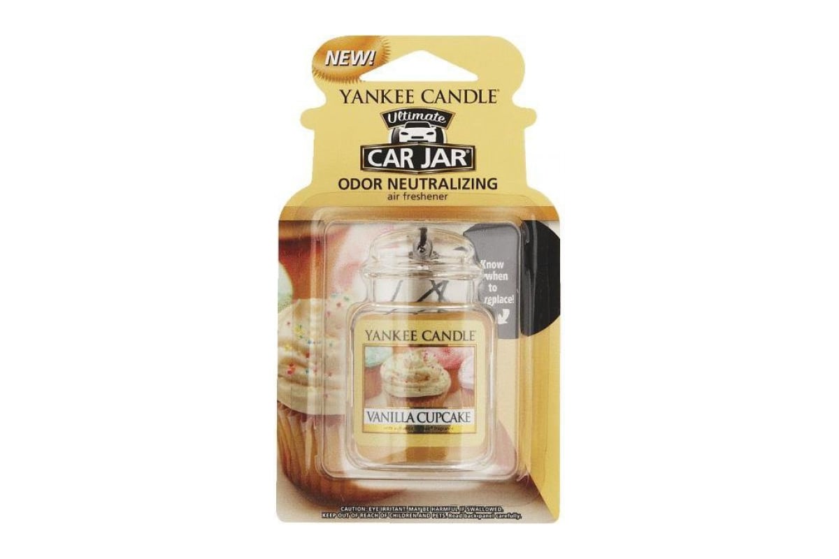 Гелевый авто-ароматизатор Yankee Candle Ванильный кекс 1220923E - выгодная  цена, отзывы, характеристики, фото - купить в Москве и РФ