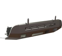Мини силовик STC Toyota Hilux Hilux Black Onyx 2020+ с площадкой для лебедки и дополнительным дальний свет STC-TH20BO-BW-S5-20