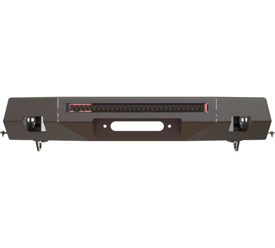 Мини силовик STC Toyota Land Cruiser 200 2008-2015 с площадкой для лебедки и дополнительным дальний свет STC-TLC200/08-BW-S5-20