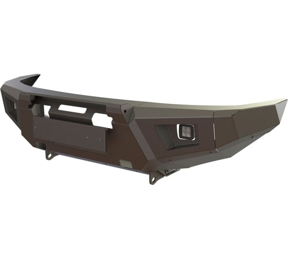 Бампер силовой передний STC Nissan Patrol Y61 1997-2004 с защитной дугой и противотуманными фарами STC-NPY61-BF-C1-L1 1