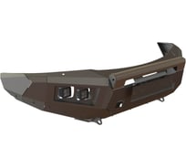 Бампер силовой передний STC Nissan Patrol Y62 2014-2019 с защитной дугой, противотуманными фарами STC-NPY62/14-BF-C1-L1