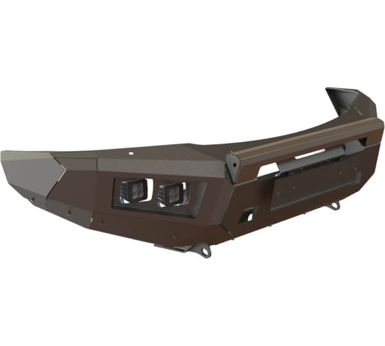 Бампер силовой передний STC Nissan Patrol Y62 2014-2019 с защитной дугой, противотуманными фарами STC-NPY62/14-BF-C1-L1 1