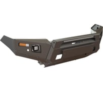 Бампер силовой передний STC Toyota Fortuner 2015+ с защитной дугой, противотуманными фарами и балкой дальнего света STC-TF15-BF-C1-L1L4