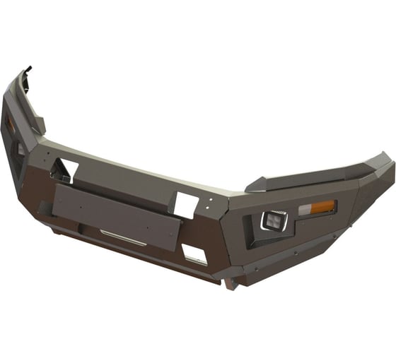 Бампер силовой передний STC тип Revo Mitsubishi Pajero Sport 2021+ c противотуманными фарами STC-MPS3/21-BFR-L1