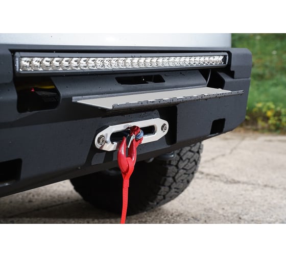Бампер силовой передний STC тип Revo Toyota Tundra 2013-2021 с защитной дугой, противотуманными фарами и балкой дальнего света STC-TT13-BFR-C1-L1L4