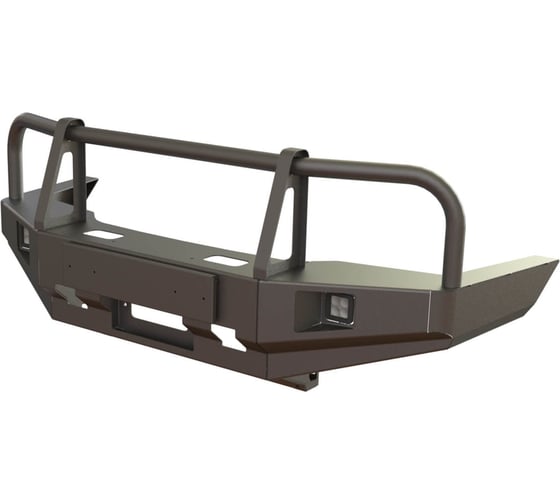 Бампер силовой передний STC Mitsubishi Pajero Sport 1996-2008 с защитой фар и противотуманными фарами STC-MPS1-BF-C2-L1 1