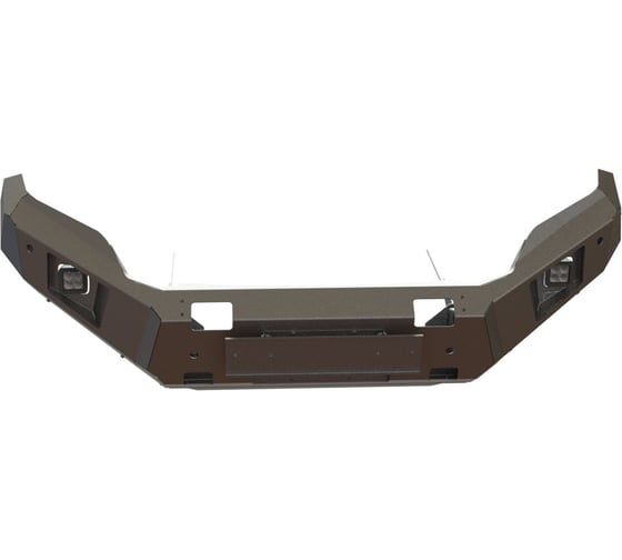 Бампер силовой передний STC тип Revo Toyota Land Cruiser Prado 150 2013-2017 с противотуманными фарами STC-TLCP150/13-BFR-L1