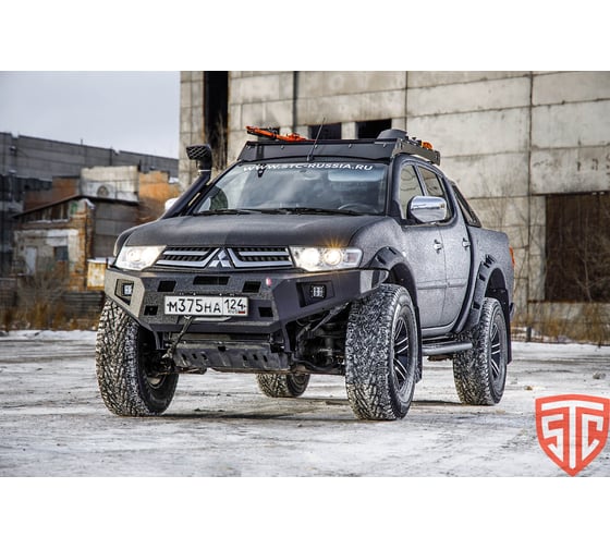 Бампер силовой передний STC тип Revo Mitsubishi Pajero Sport/L200 2013-2015 STC-MPS2-BFR