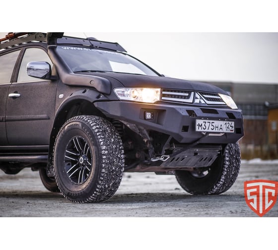 Бампер силовой передний STC тип Revo Mitsubishi Pajero Sport/L200 2013-2015 STC-MPS2-BFR